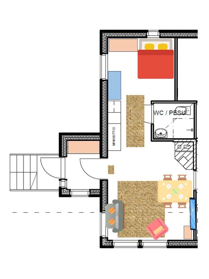 Modern Apartment Karkku Bagian luar foto