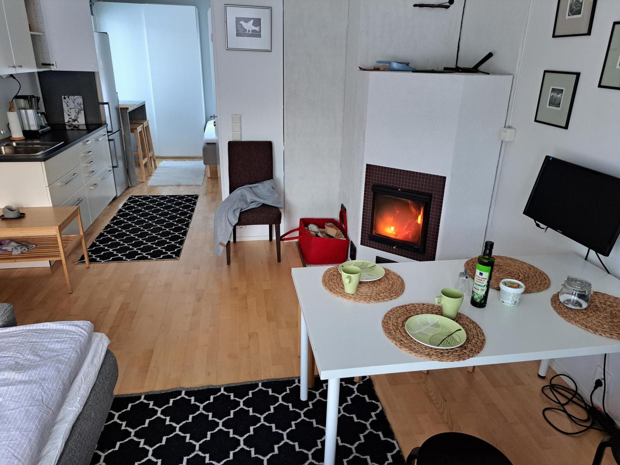Modern Apartment Karkku Bagian luar foto